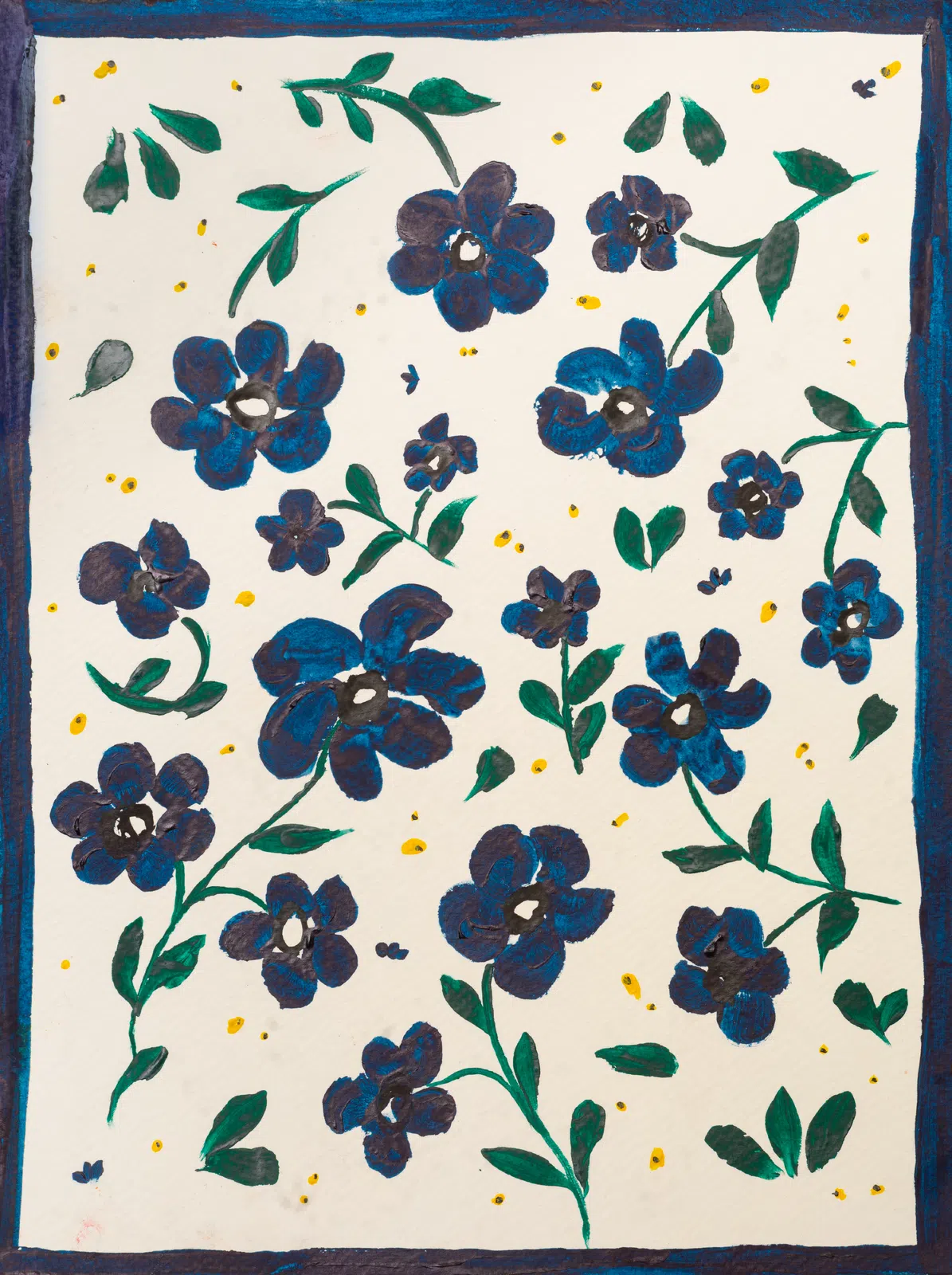vintage floating flowers